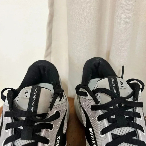 Brooks Adrenaline GTS 22 1103661D012 Alloy Gray Running Shoes Mens 8 Medium - Picture 5 of 12
